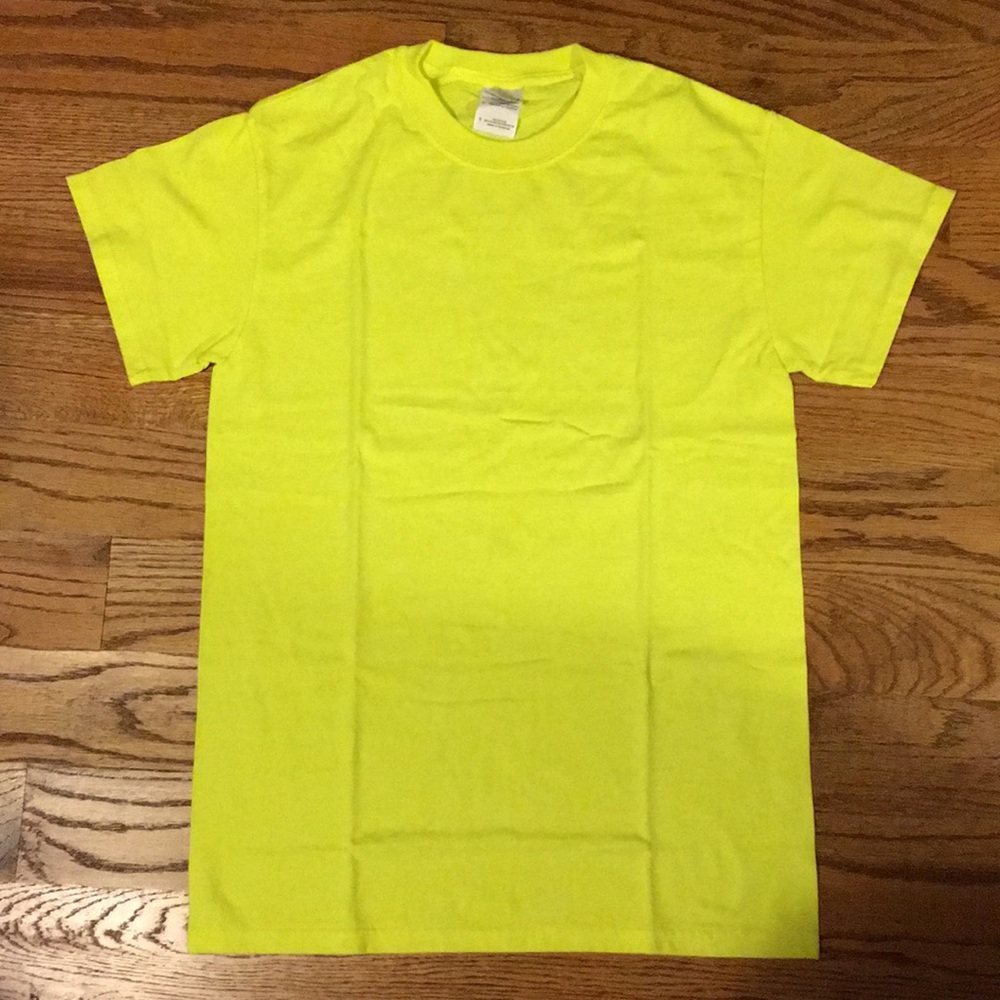 Gildan Unisex Neon Yellow Tee